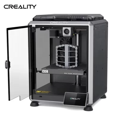 Creality k1c impressora 3d 600 mm/s velocidade máxima de impressão ai câmera extrusora totalmente metálica corexy tri-alta velocidade impressão unicórnio bico