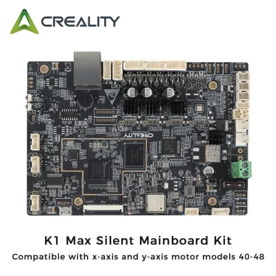 Creality oficial k1 max placa-mãe silenciosa atualizado placa-mãe silenciosa compatível com eixo x y 42-48 motor peças de impressora 3d