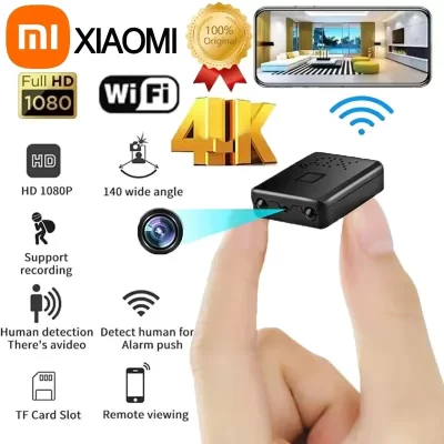 Xiaomi mijia 1080p hd wifi 5g mini câmera visão noturna de segurança em casa micro filmadora gravador de vídeo de áudio com detecção de movimento
