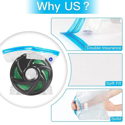 Para impressora 3d filamento saco de vácuo usb recarregável bomba de ar elétrica uma chave saco de armazenamento de bombeamento rápido automático comprimido
