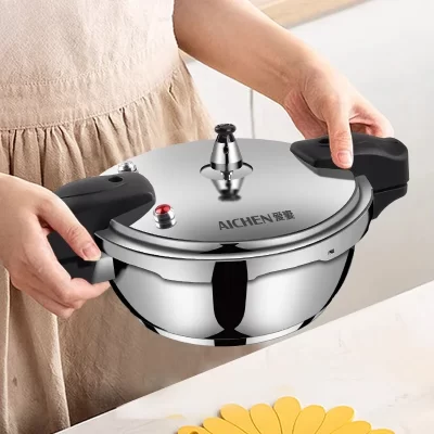 Mini panela de pressão 2l fogões de indução fogão doméstico 304 pressão de aço inoxidável pote de peixe ostra panelas de pressão de cozimento rápido