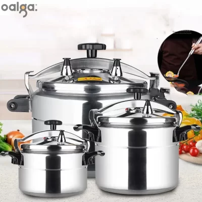 Panela de pressão universal de aço inoxidável, panela de indução de gás doméstico, autoclave olla uma panela de pressão de pressão