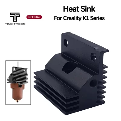 Dissipador de calor para creality k1/k1c/k1 max, dissipador de calor totalmente metálico, radiador hotend para tudo-em-um, bico de cobre e titânio, kit de cabeça de aquecimento