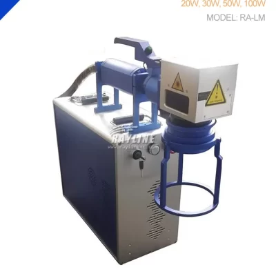 Máquina de gravação a laser, máquina de marcação a laser, prata, telefone inoxidável, Raycus, Max, JPT, China, 30W, 50W