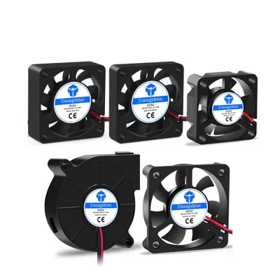 3010 4010 4020 5010 5015 12V 24V Ventilador Turbo de resfriamento Brushless Peças de impressora 3D 2Pin para extrusora DC Cooler Ventiladores 1PC