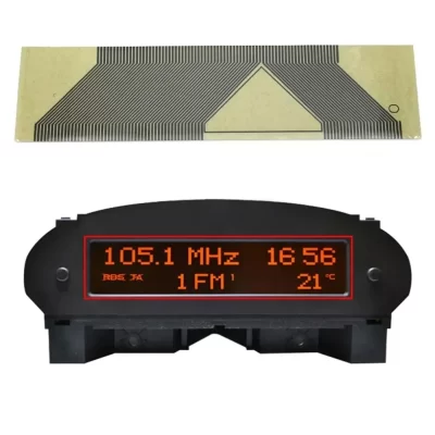1pc para 206 4 lâmpadas jaeger placa de informações do computador display cabo plano substituir acessórios automóveis cabo fita reparo pixel