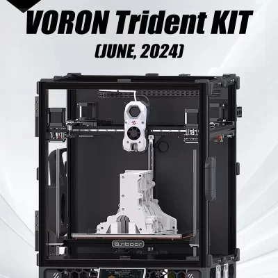 Voron Trident SIBOOR [June, 2024] Estrutura de metal CNC 4AWD CoreXY Impressora 3D Stealthburner DIY Kits completos de impressora 3D atualizados