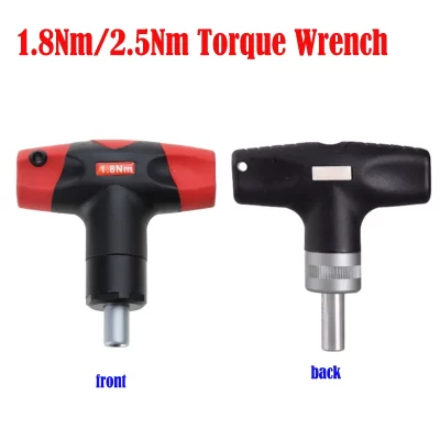 1.8nm/2.5nm para chave de torque predefinida profissional com alça em t, segura e rápida, chave de torque sextavada adequada para bico de impressora 3d