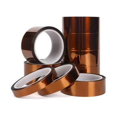 Fita adesiva de alta temperatura da isolação térmica da fita de polyimide bga kapton proteção da placa de impressão da indústria elétrica 3d 33m