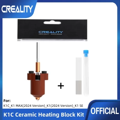 Kit de bico de troca rápida de bloco de aquecimento cerâmico série Creality K1 300 ° C Resistência de alta temperatura para K1 K1C K1-Max