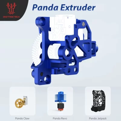 Bigtreetech panda extrusora precisão cnc usinado de alta resistência ultra leve atualização para bambuab p1 x1 peças de impressora 3d