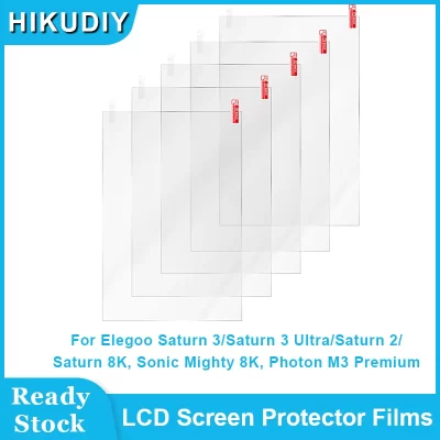 HIKUDIY Película protetora de tela LCD de 10,1 polegadas para impressora 3D de resina ELEGOO Saturn 3 12K/Saturn 3 Ultra 12K/Saturn 2/Saturn 8K