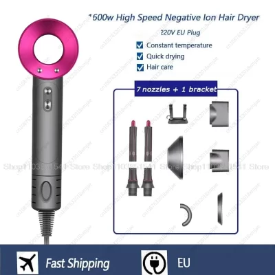 Secador de cabelo sem folhas, forte potência, secagem rápida, viagem, casa, modelador de cabelo, iônico negativo, ferramentas de salão de cabeleireiro