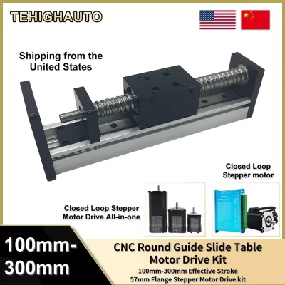 Kit de motor de mesa de trilho de guia linear, eixo xyz, mesa deslizante sfu1605/1610, parafuso esférico de trilho único, palco de movimento, robô de eixo único