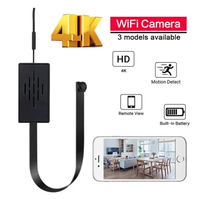 4k hd mini câmera diy portátil módulo sem fio gravador de vídeo wi fi filmadora detecção movimento p2p câmera suporte visão remota