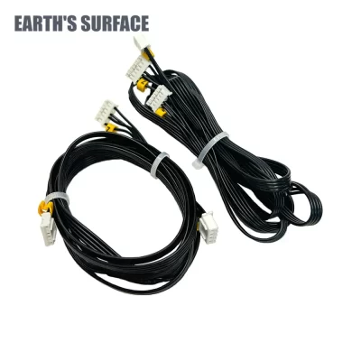 Parte da impressora 3d de três eixos, eixo z duplo, cabo do motor de um ponto dois, 4 pinos, acessórios para cr-10/s/ender-3, fio do motor deslizante