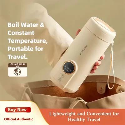 Chaleira elétrica portátil de 550ml, chá e cafeteira, chaleira isolada para bebês, chaleira de água para viagem, para ferver e manter aquecido