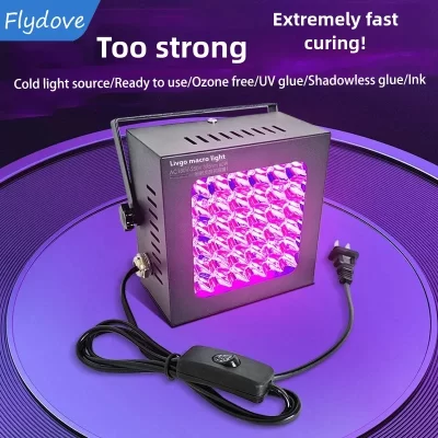 660w 365nm 395nm 405nm led uv ultravioleta cura lâmpada máquina de óleo verde tinta vidro pintura tela seda impressora 3d resina diy cura