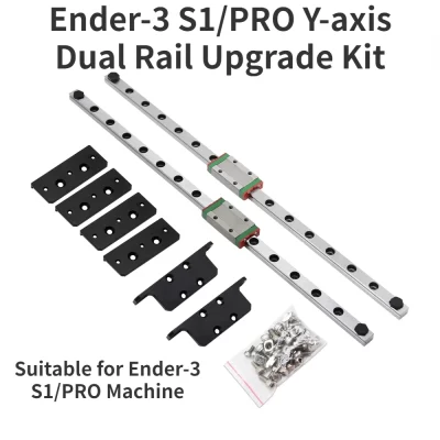 Ender 3 s1 pro kit de atualização de guia linear de eixo y duplo mgn9h kit de atualização de trilho linear para Ender-3 s1/pro impressora 3d peças de eixo y