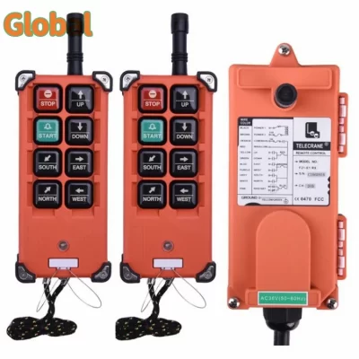 F21-E1B 6 botões industrial sem fio guindaste de rádio interruptores controle remoto talha ponte aérea guindaste controle elevador