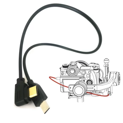 Cabo de controle de câmera tipo C para Multi USB S2 para ZHIYUN Crane 2S 3S Crane2s Crane3s e Sony A9 A7 A7S A7R II III IV A6600 A6500
