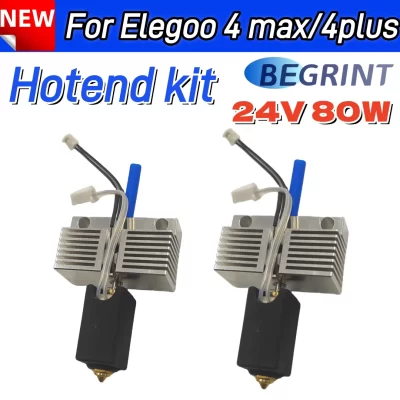 Para elegoo netuno 4 plus max hotend kit latão bocal de aço endurecido acessórios impressora 3d alta velocidade para elegoo 4 plus