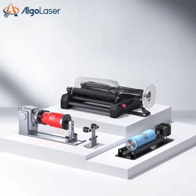 AlgoLaser Laser Rotary Roller Chuck Laser Gravador Módulo Y-axis Rolo Rotativo 360 ° Rotação para gravador a laser ORTUR AlgoLaser