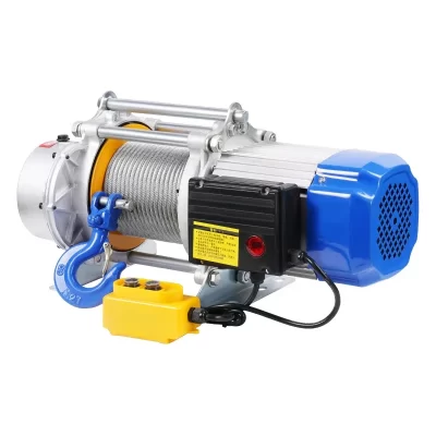 Durable CD type aluminum electric winch, 2.5 tons capacity 1 ton wire rope hoist 220V 380V