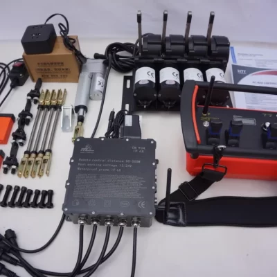 Guindaste controle remoto sem fio, 4 Joystick, embreagem Motor, impermeável, Proportiuna