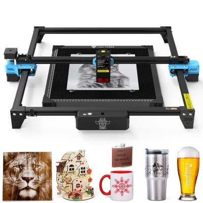 Twotrees TTS-20 PRO 20W Gravador a laser APP Controle Wifi Roteador CNC Gravação a laser Corte de metal Madeira