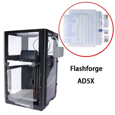 Blurolls Gabinete de impressora 3D para Flashforge Adventurer AD5X PC Policarbonato com isolamento térmico Caso à prova de poeira e redução de ruído
