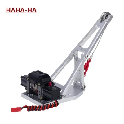 Cnc alumínio rc wrecker reboque caminhão guindaste braço kit simulação para 1/10 carro rastreador axial capra 1.9utb trail buggy atualizar peças