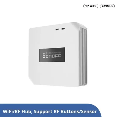 Sonoff rf bridger2 433 hub inteligente sem fio ewelink gateway centro de controle casa inteligente trabalho com alexa google alice smartthings