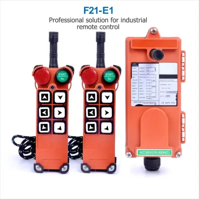 Controle remoto universal sem fio F21-E1 380V 220V 36V para guindaste de talha 2 transmissores 1 receptor