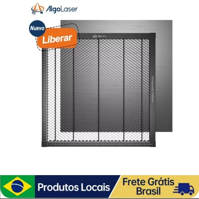 AlgoLaser Peças de equipamento a laser Mesa de trabalho em favo de mel para máquina de corte CO2 Gravador a laser 400x400x22mm Cama de painel em favo de mel