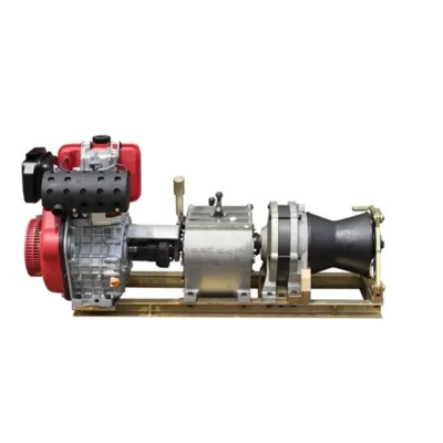 5Ton Gasoline engine cable pulling winch wire rope capstan hoist winch