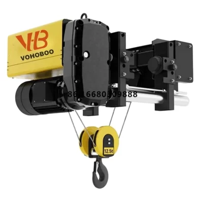 Padrão europeu 5 ton 8t 10t 20t 40 ton talha elétrica motorizada de corda de fio Monorail para guindaste de ponte