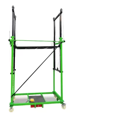 Andaime de elevação elétrica móvel dobrável com controle remoto talha totalmente automática