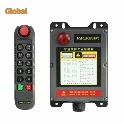 TRK-R10D r12d dupla velocidade industrial sem fio guindaste de rádio interruptores controle remoto talha ponte aérea controlador guindaste