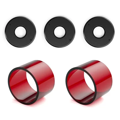 Conjunto de lentes originais SCULPFUN S9, 3 peças de lentes padrão originais + 2 capas acrílicas altamente transparentes, anti-óleo e anti-fumaça