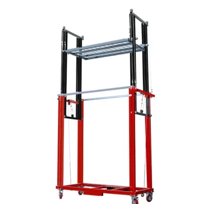 Electric scaffolding remote control hoist folding small lifting platform for home decoration site