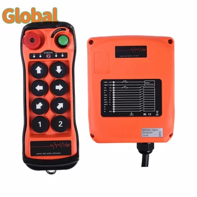 Q800 8 botões de velocidade única industrial sem fio guindaste rádio interruptores controle remoto talha ponte aérea controle elevador