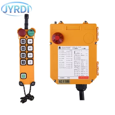 F24-8D dupla velocidade industrial sem fio guindaste de rádio interruptores controle remoto talha ponte aérea guindaste elevador controlador