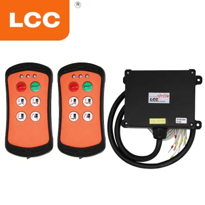 Lcc a400 4 botões sem fio guindaste industrial controle remoto controlador de caminhão hidráulico elevador traseiro rádio controle remoto