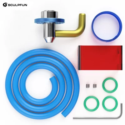 Kit De Bocais SCULPFUN Air Assist sem Bomba De Ar, Alta Velocidade, Estrutura Metálica Completa, Encaixa Perfeitamente S6 Pro, Lasers S9