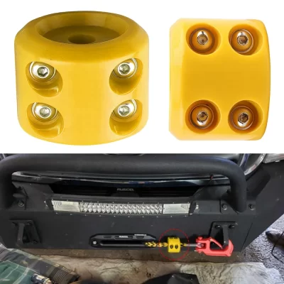 Guincho Buffer Rope Borracha Hook Stopper, Off-Road Cabo Hook Stopper, Instalação Guincho, Acessórios de Talha, 1Pc