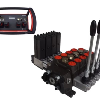 Válvulas hidráulicas de proporção 4 TT Controle remoto