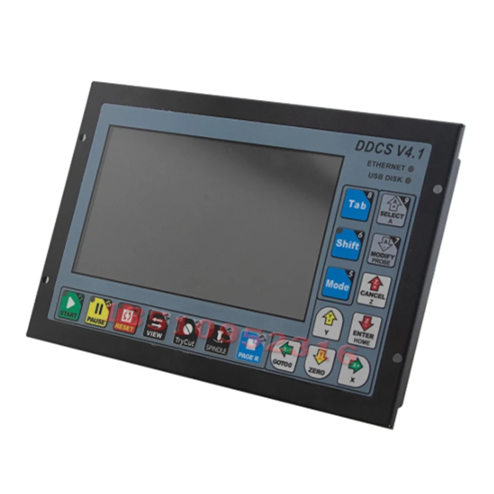 O mais recente ddcs v4.1 cnc sistema de controle de movimento 3-axis 4-axis máquina de gravura controlador 500k apoio de pulso servo eixo - Image 4