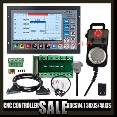 O mais recente ddcs v4.1 cnc sistema de controle de movimento 3-axis 4-axis máquina de gravura controlador 500k apoio de pulso servo eixo