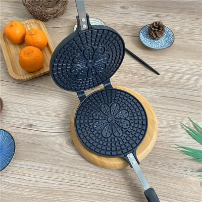 Modo de rolo de ovo antiaderente omelete waffles para assar bolo liga de alumínio bakeware máquina crocante omelete molde bakeware ferramenta